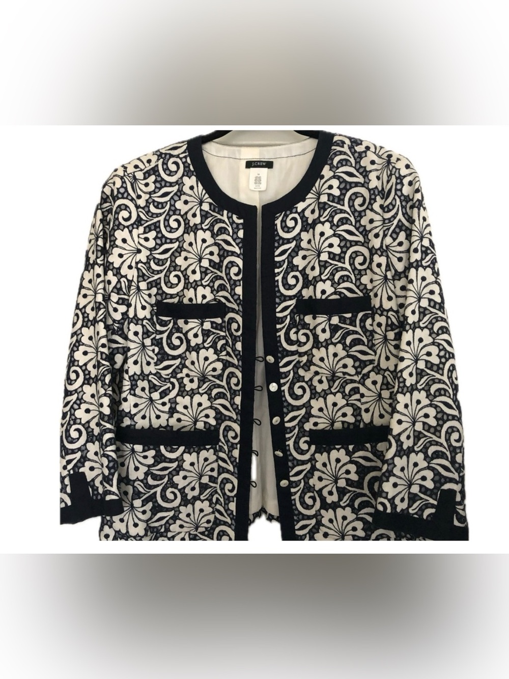 EUC RARE J Crew Navy Jacket